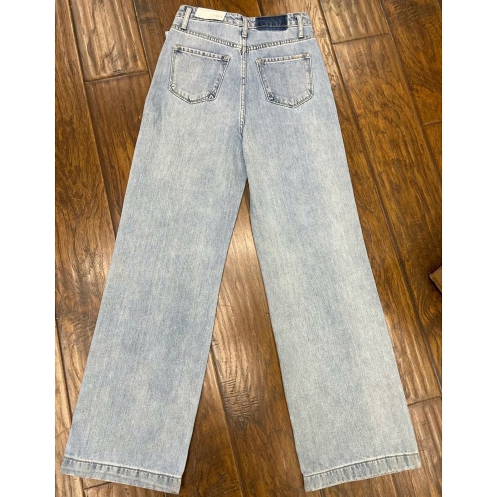 INSANE GENE High Rise Wide Leg Trouser Jeans - Picture 6 of 11